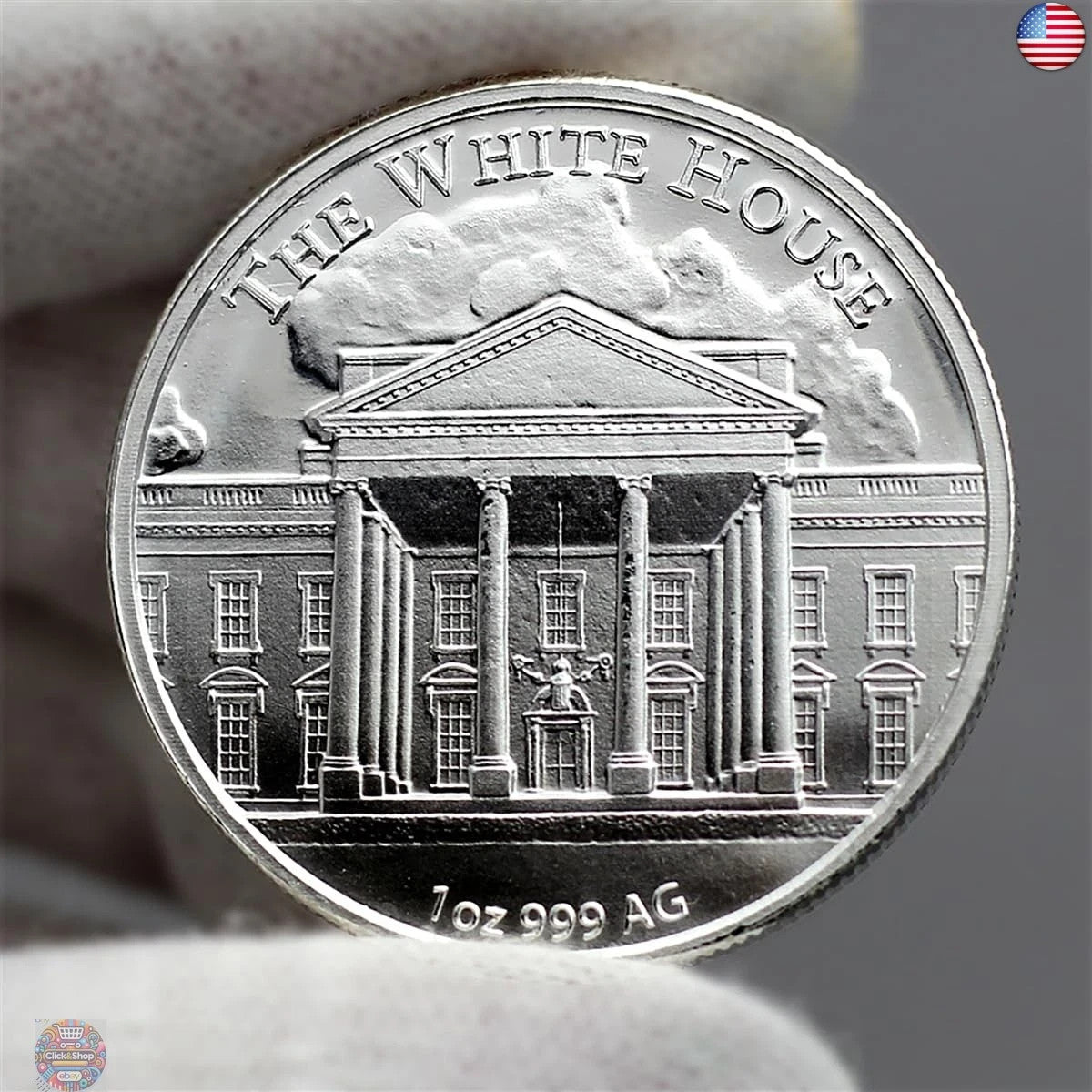 2025 President Trump 47Th President 1Oz .999 Silver Coin in Air Tite Holder