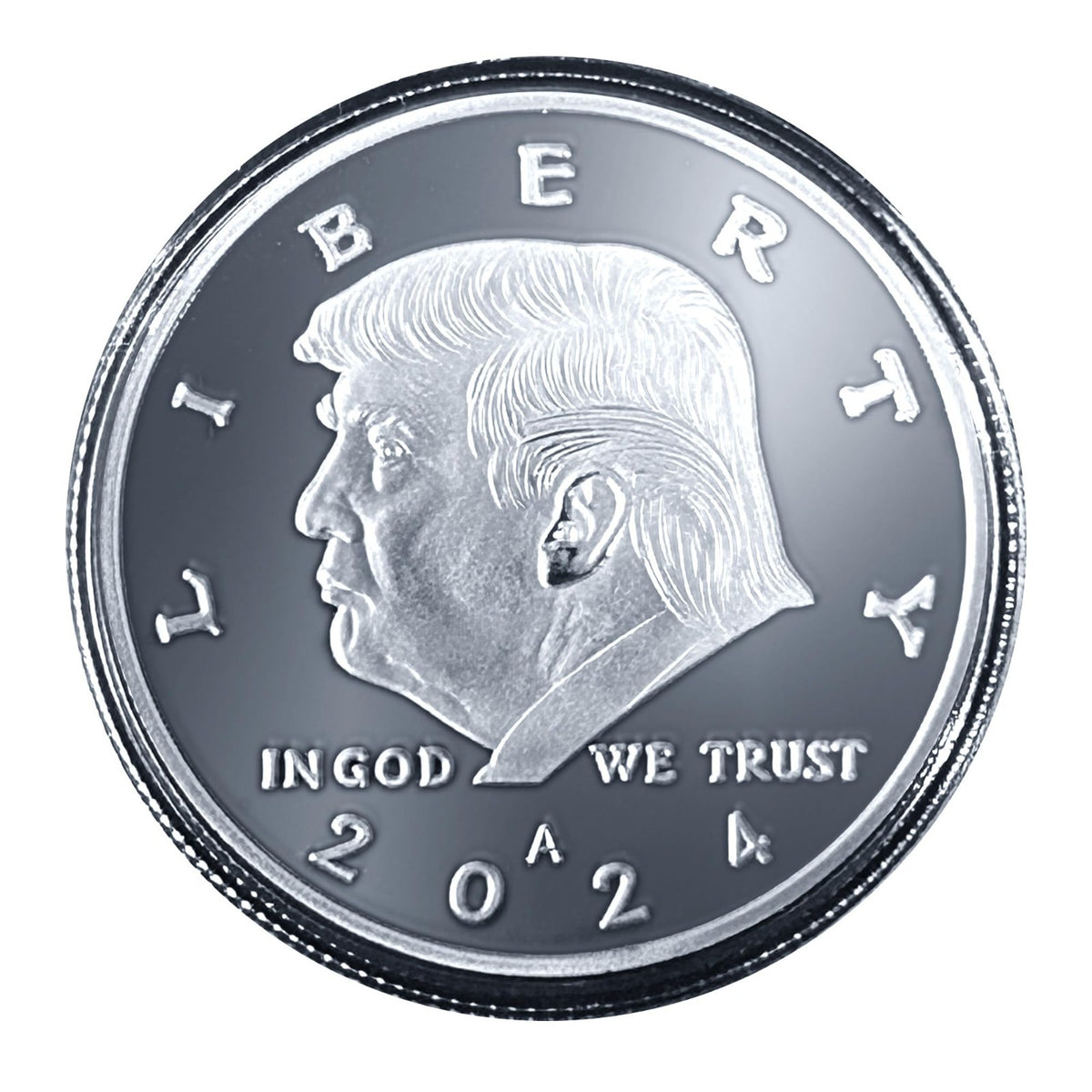 Donald Trump Silver Coin 2024 with Certificate of Authenticity, President Coin,