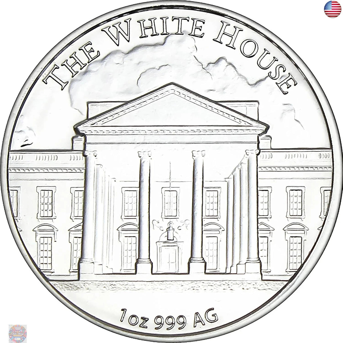 2025 President Trump 47Th President 1Oz .999 Silver Coin in Air Tite Holder