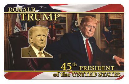 President Donald Trump .999 Gold Coin - 1/500 Ounce (Chad) Make America Great